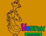 Disegno Horton - Sindaco pitturato su yury
