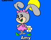 Disegno Amy pitturato su agnese the best