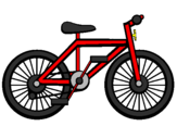 Disegno Bicicletta pitturato su Alessandro