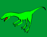 Disegno Velociraptor II pitturato su giuseppiiino