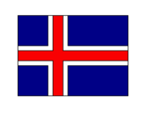Disegno Islanda pitturato su roccomaria