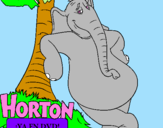 Disegno Horton pitturato su lara