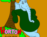 Disegno Horton pitturato su matteus