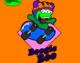 Disegno BoogieBoo pitturato su VINCENZO