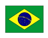 Disegno Brasile pitturato su tyuhey