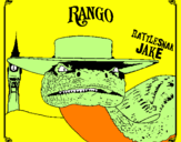 Disegno Rattlesmar Jake pitturato su federico boi