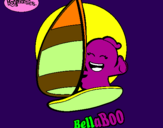 Disegno BellaBoo pitturato su irene