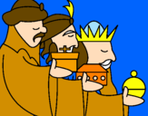 Disegno I Re Magi 3 pitturato su federica