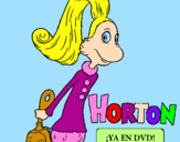 Disegno Horton - Sally O'Maley pitturato su vittoria