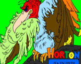 Disegno Horton - Vlad pitturato su sara