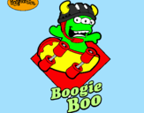 Disegno BoogieBoo pitturato su gianmarco