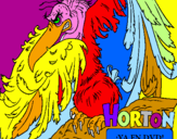 Disegno Horton - Vlad pitturato su FEDERICA1