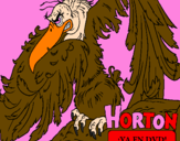 Disegno Horton - Vlad pitturato su giulia cresci_t.v.ttt.b