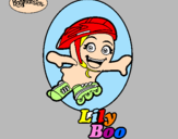 Disegno LilyBoo pitturato su Bambolina napoletana :)