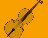 Disegno Violino pitturato su simon-jak2.0