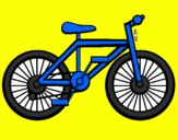 Disegno Bicicletta pitturato su stella