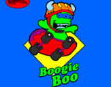Disegno BoogieBoo pitturato su francesco