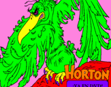 Disegno Horton - Vlad pitturato su nina