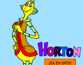 Disegno Horton - Sindaco pitturato su Diana