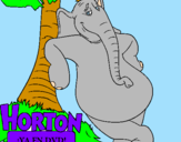 Disegno Horton pitturato su ilaria