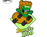 Disegno BoogieBoo pitturato su ,l,kjujkò-l.l
