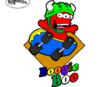 Disegno BoogieBoo pitturato su MITICA 2000