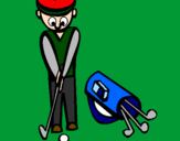 Disegno Golf II pitturato su jack