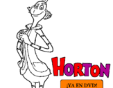 Disegno Horton - Sindaco pitturato su ROMINA