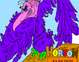 Disegno Horton - Vlad pitturato su diego