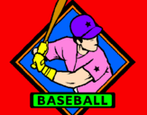 Disegno Logotipo baseball  pitturato su LISA