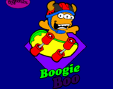 Disegno BoogieBoo pitturato su mix