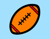 Disegno Pallone da calcio americano II pitturato su Giady_99