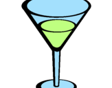 Disegno Cocktail pitturato su Giada