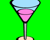 Disegno Cocktail pitturato su vincenzo