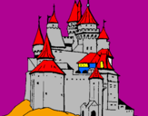 Disegno Castello medievale  pitturato su HARRY
