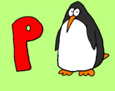 Disegno Pinguino pitturato su alessandro111