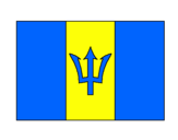 Disegno Barbados pitturato su alfredo 