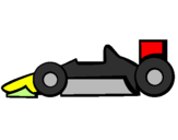 Disegno Formula 1 pitturato su Dodo
