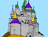 Disegno Castello medievale  pitturato su Miky2003