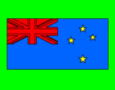 Disegno Nuova Zelanda pitturato su tommaso giuliani
