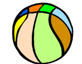 Disegno Pallone da pallacanestro pitturato su fabio ciliberto napoli
