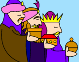 Disegno I Re Magi 3 pitturato su lsara e milena