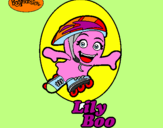 Disegno LilyBoo pitturato su meggy