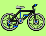Disegno Bicicletta pitturato su Margherita