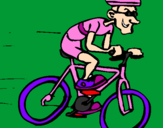 Disegno Ciclismo pitturato su tommaso-2006