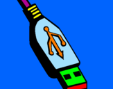 Disegno USB pitturato su VITTORIO