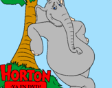 Disegno Horton pitturato su Mirko