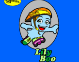 Disegno LilyBoo pitturato su alice1