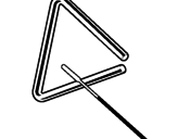 Disegno Triangolo pitturato su anónimoenricoenrico