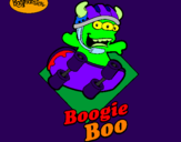 Disegno BoogieBoo pitturato su ale